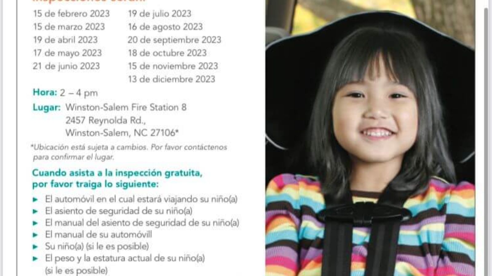 SOmoS Ciudadano del mundo SafeKids-InspeccionAsientos