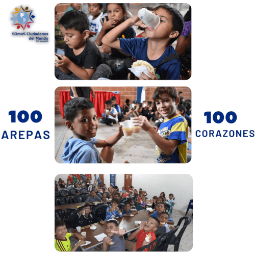 Programa humanitario 100 arepas 100 corazones